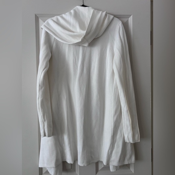 Vintage le Chateau Creamy White Hooded Cardigan - Picture 4 of 4